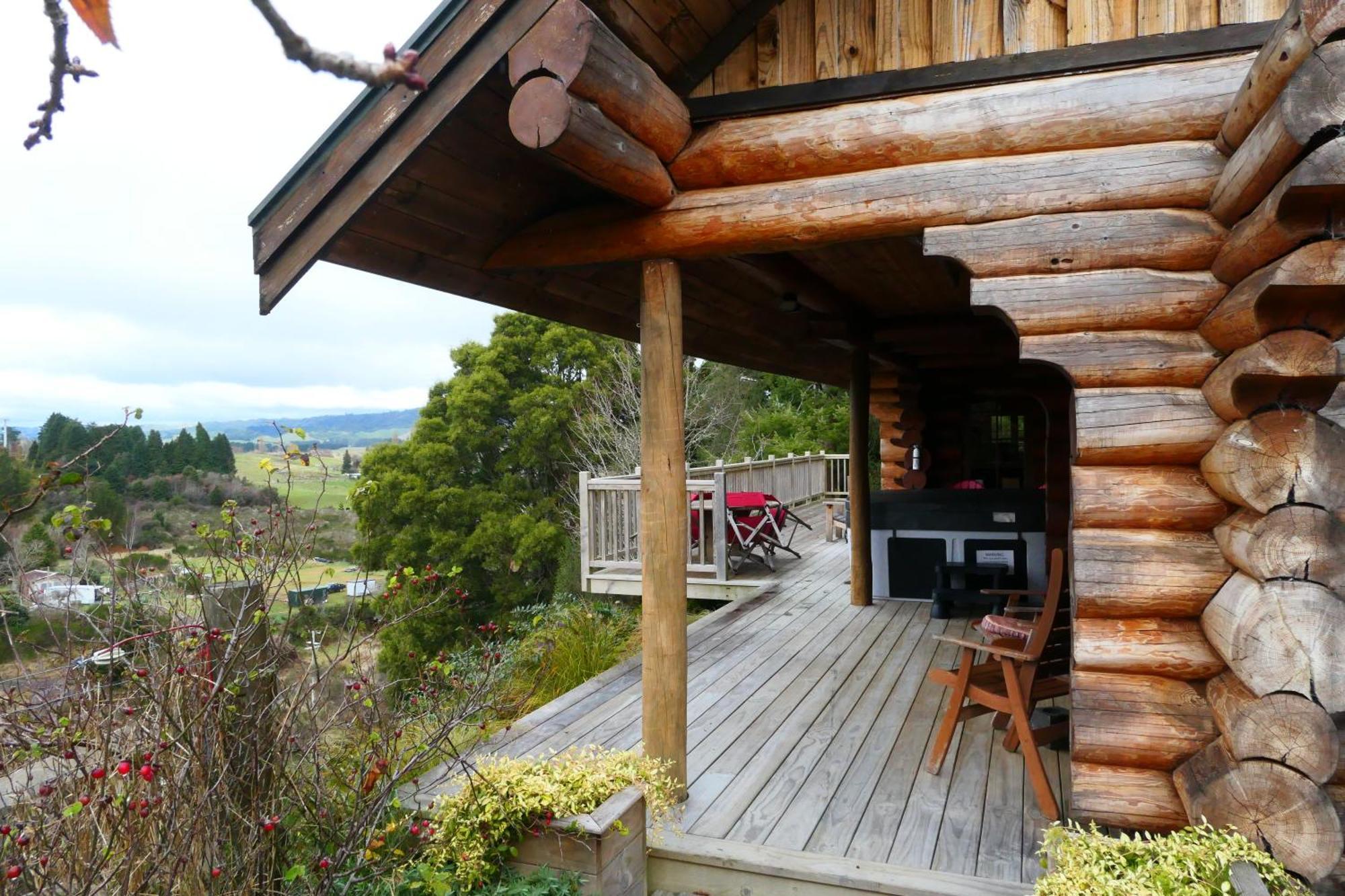 Ruapehu Log Lodge Raetihi エクステリア 写真